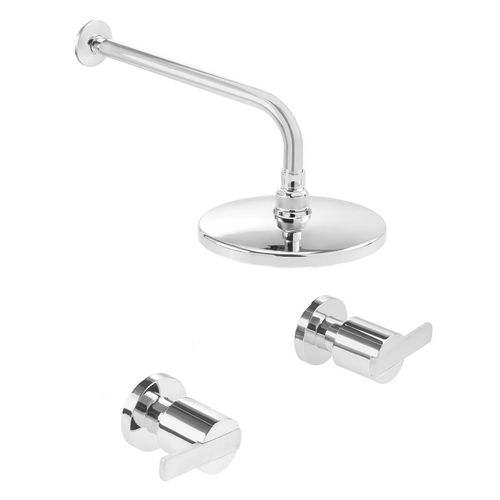 Mezcladora Italgrif Buzios Lever Minimalista Cromo Para Ducha 02 Llaves C/Salida Espaã‘Ola