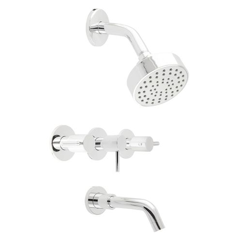 Mezcladora Trebol Memphis Para Ducha Tina 8' (Incl. Restrictor De Caja)