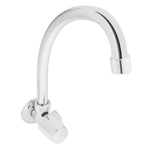 Llave Italgrif Cabo Blanco De Lavadero Pesada A La Pared Cromada