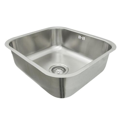 Lavadero Ferretti Plus Polux Empotrar C/Reb 1P 45X40X18Cm (Inc Des 3 1/2' Canas Y Trampa Pvc 1 1/2)