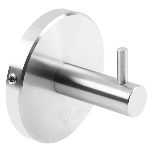 Perchero Cobra De Acero Inoxidable. Acab.Satinado,Inc.Acc.Inst.