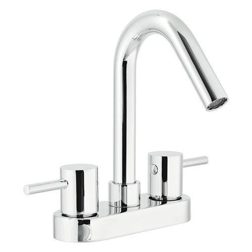 Mezcladora Trebol Memphis Lavatorio De 4' P/ Mueble Inc Des Push C/Reb, Aireador