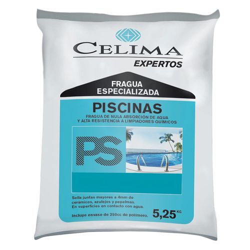 Fragua Celima Premium Piscina Turqueza Bolsa De 5 Kg
