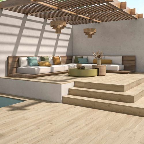 Porcelanato Haru Almendra Mate - 20X120 cm - 1.68 m2