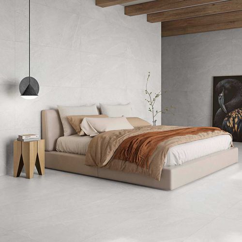 Porcelanato Ardesia Blanco Mate - 60X120 cm - 1.44 m2
