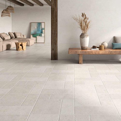 Porcelanato Montpellier Blanco Relieve Mate Rect. Dest. 60X120 Caja 1.44 m2