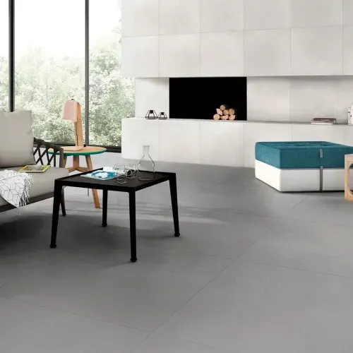 Porcelanato Concreto Cemento Gris Mate - 60 x 60 cm - 1.44 m2