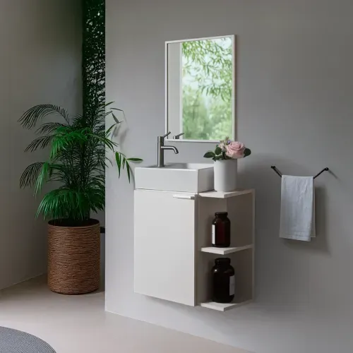 Mueble Para Baño Milano Con Espejo - Blanco
