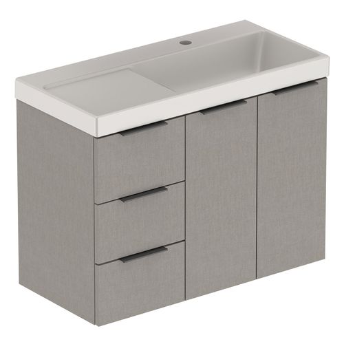 Mueble De Baño Roca Arenal Cajon/Puerta 80 Crema+Lavatorio