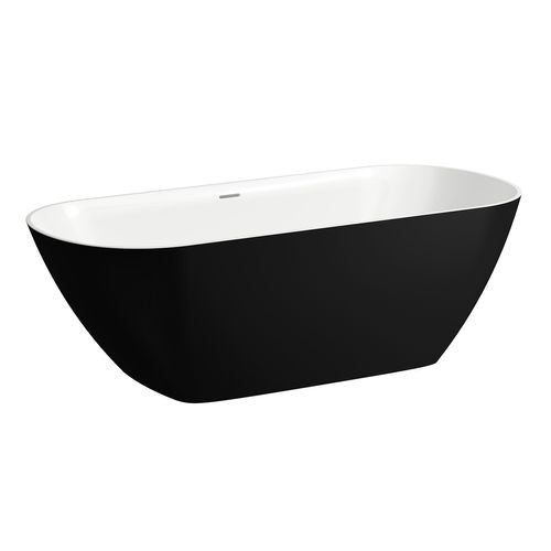 Tina Laufen Lua Freestanding Negro Mate/Blanco 170 X 75 Cm