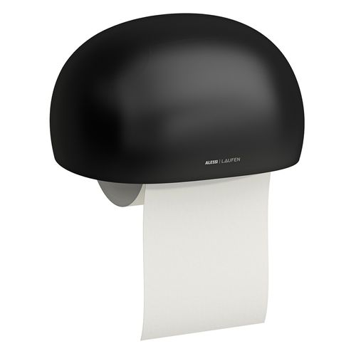 Papelera Laufen Ilbagnoalessi Ceramica Color Negro Mate De Saphirkeramik