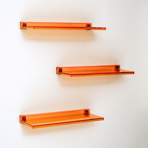 Repisa Laufen Kartell De Plastico De 45 Cm Color Mandarina