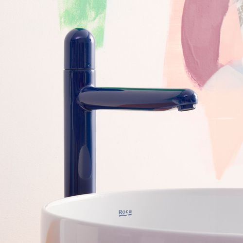 Monocomando Roca Nu para Lavatorio Pico Alto Azul