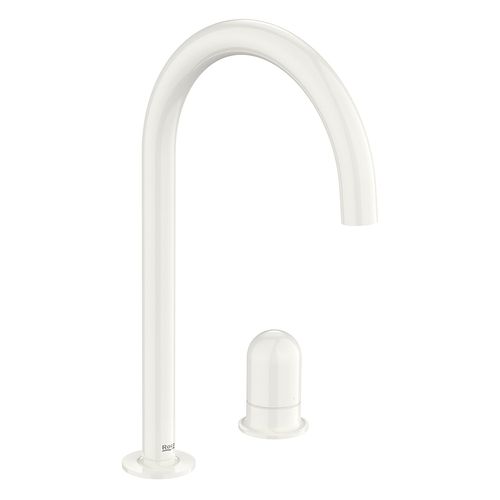 Monocomando Roca Nu para Lavatorio Pico Alto Blanco - Manijas de Repisa