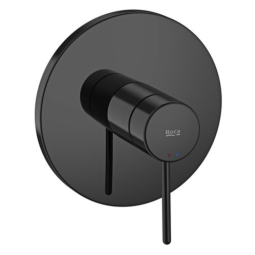 Combo Nu a la pared - P/Tina - Pico Nu + Monocomando + Roca Box - Negro Titanio