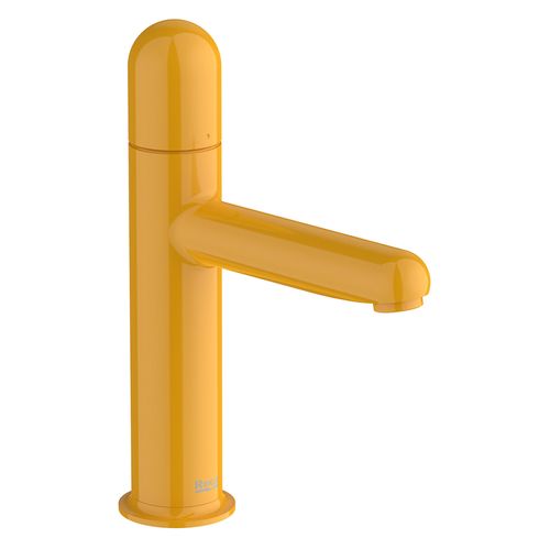 Monocomando Nu - P/Lavatorio - Pico Bajo - C/Manijas  Dome - S/Desague - Amarillo