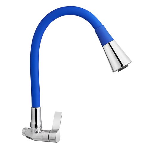 Llave Savona Para Lavadero Pico Flexible - Azul