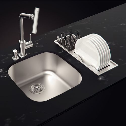 Canaleta Húmeda de Empotrar - A/Inox - 45 x 18 x 14 cm