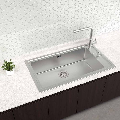 Lavadero Tramontina Square 86 Cub Scotch Ac/ Inox 86X50Cm Pf. 21.7Cm