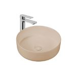 Bowl Riva Ariana Capuccino Mate - 35.5x35.5x11.5 (Inc. Desague push cerámico)-1761838786279