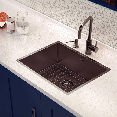 Lavadero Tramontina Quadrum 50 Black Ac/Inox 54X44Cm Prof. 20.5Cm