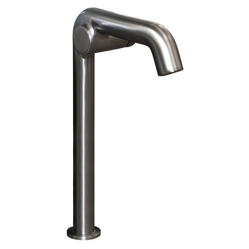 Monocomando Riva Victoria Pico Alto Color Gris Metal Para Lvt S/Desague