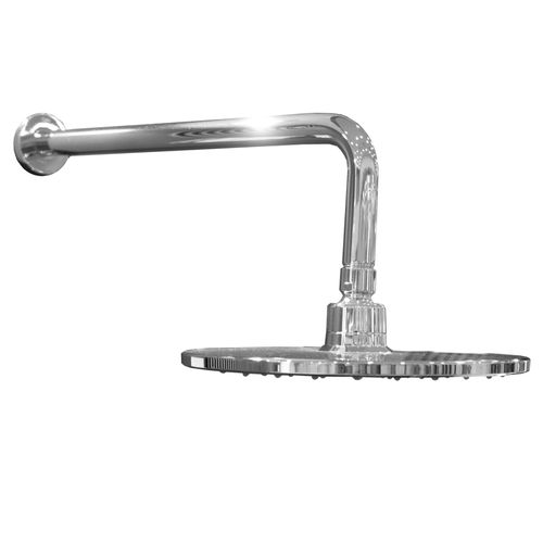 Salida De Ducha Celite Life Redonda De 22X22 Cm Color Cromado S/Monocomando