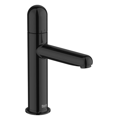 Monocomando Roca Nu P/Lvt. Pico Bajo Acab. Negro Titanio C/Manijas Dome S/Desague