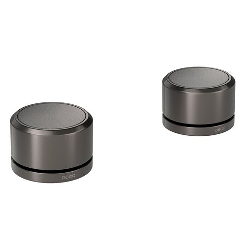 Mezcladora Deca You Redonda P/Lavatorio Al Mueble 8" S/Pico Acab. Antracita