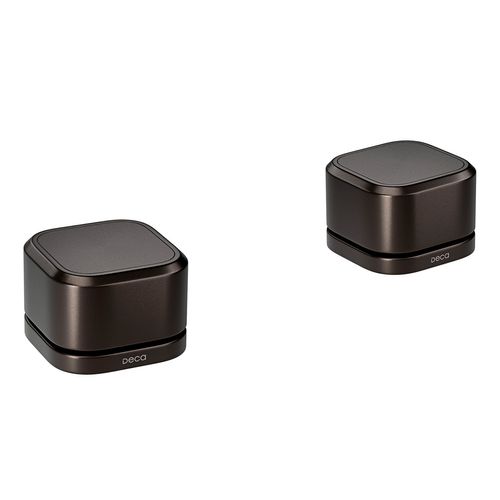 Mezcladora Deca You Cuadrada P/Lavatorio Al Mueble 8" S/Pico Acab. Marrón Mate