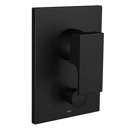 Monocomando Unic Para Ducha Tina - Negro (No Incluye Válvula)