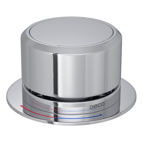 Monocomando You Redondo Sin Pico Para Lavatorio - Acero