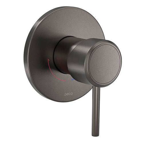 Monocomando You Redondo Para Ducha - Antracita (No Incluye Válvula)