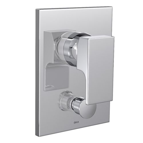 Monocomando Unic Para Ducha Tina - Acero (No Incluye Válvula)