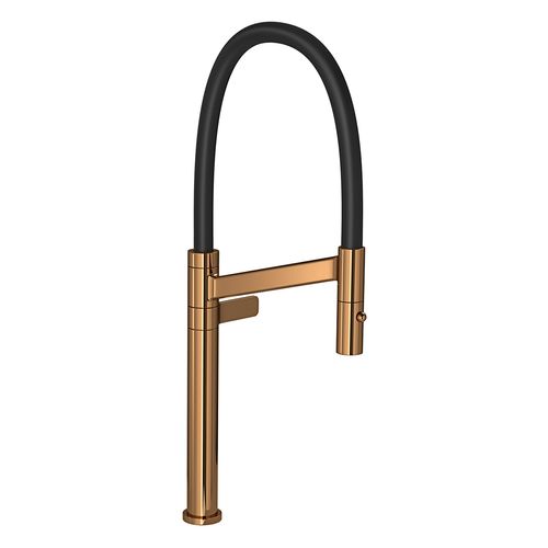 Llave Colore Pico Flexible Para Lavadero - Negro