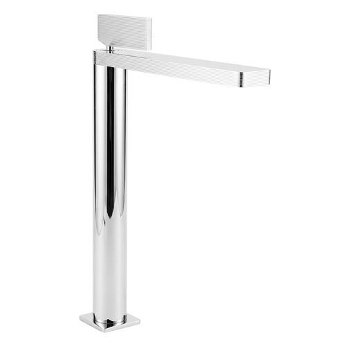 Monocomando Riva Serenity Pico Alto Color Cromado Para Lvt S/Desague