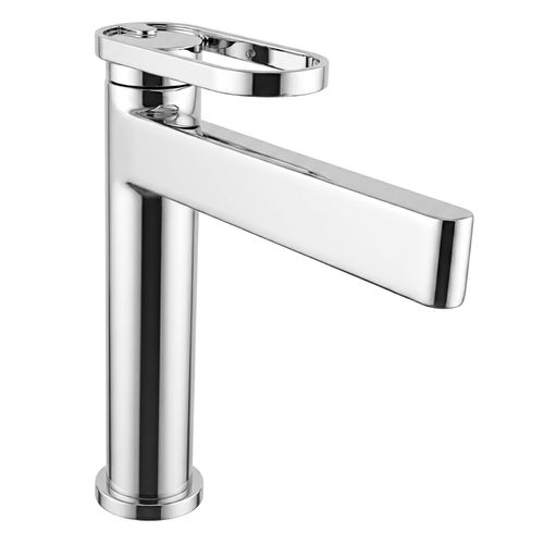 Monocomando Riva Sutherland Pico Bajo Color Cromado Para Lvt S/Desague