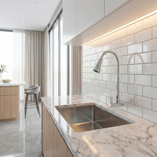 Llave Savona Para Lavadero Pico Flexible a la Pared - Cromado