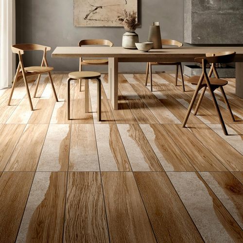 Porcelanato Mix Wood Ash Mate - 20X120 cm - 1.44 m2