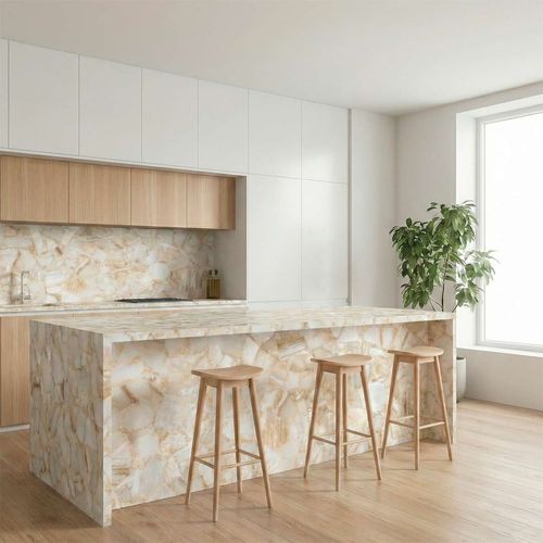 Piedra Sinterizada Prostone Beige Pulido - 80X240 cm - 1.92 m2