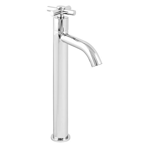 Llave Trebol Brenta De Lavatorio Con Aireador Cromo Pico Alto