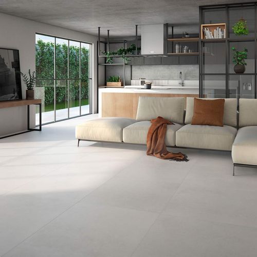 Pocelanato Quartzo Blanco Arena - Pulido - Rectificado - Dest. - 84x84cm - 2.12 m2