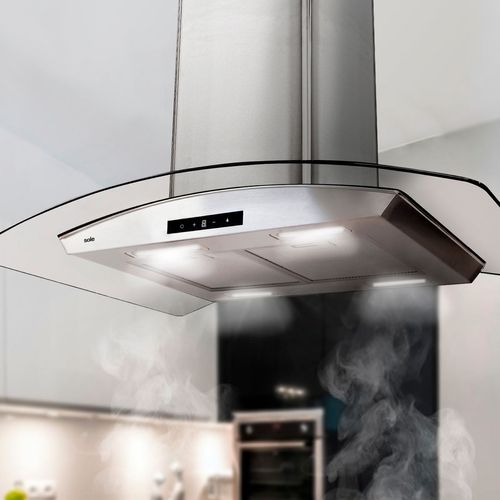 Campana SOLE Ext. Venus Isla - 90cm Acero Inoxidable - TURE66COV3