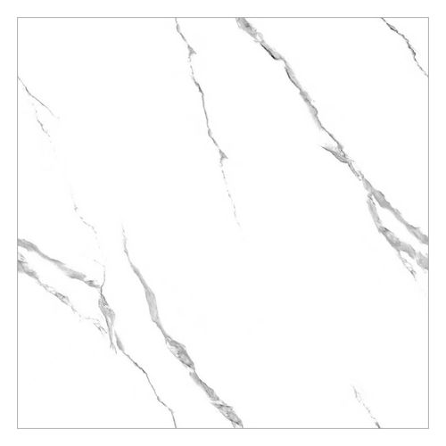 Gres Porcelánico Calacatta White Brillante - 60X60 cm - 1.44 m2