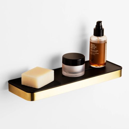 Repisa de ducha Eco 6500 - Color Oro - Acabado Cepillado