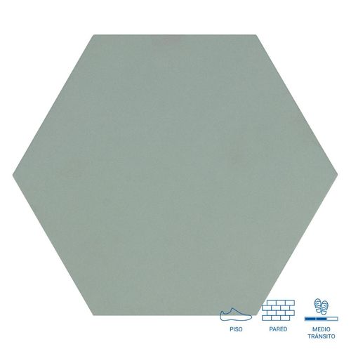 Porcelanato Sixty Esagona Salvia Mate - 18X21 cm - 0.45 m2