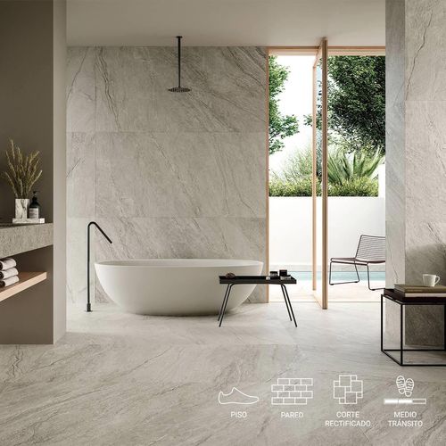 Porcelanato Vibes Blanco Mate - 90x180 cm - 1.62 m2