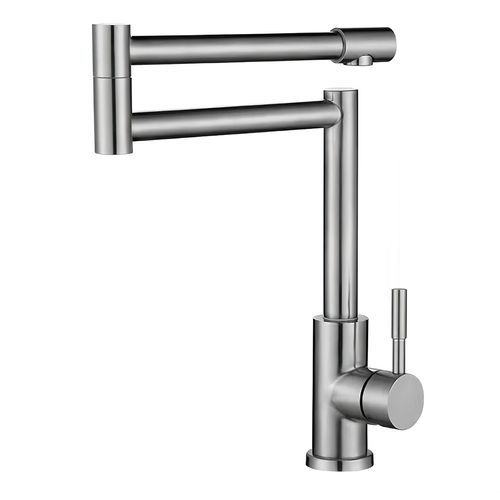 Monocomando Inox para mueble con Pico Retráctil