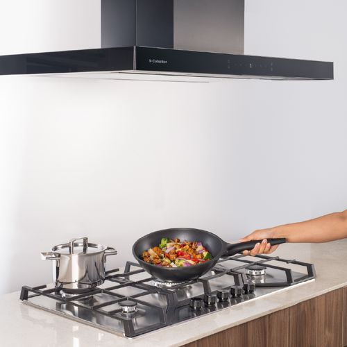 Encimera Acero Inoxidable a Gas - 86cm - SOLCO065 - S.Collection