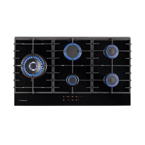 Encimera Vidrio Full Touch a Gas - 86cm - SOLCO074 - S.Collection